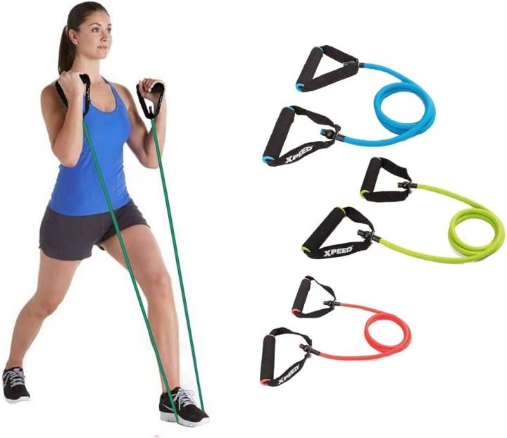 120cm Yoga Pull Rope Elastic Resistance Band Fitness Workout Exercise Tube Practical Training Rubber Tensile Expander