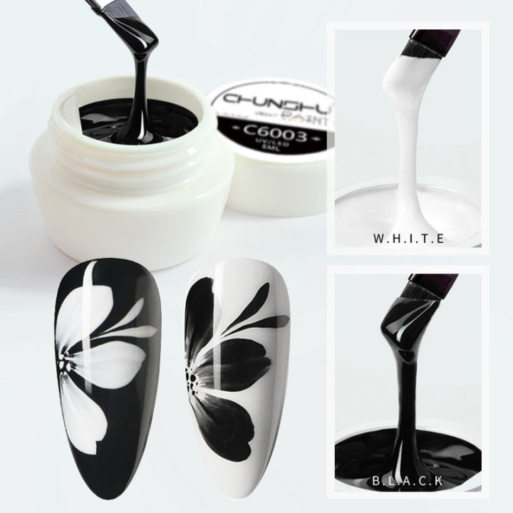 CHUNSHU%206pcs/kit%20Painting%20Gel%20Nail%20Gel%20Polish%20Professional%205ml%20Nail%20Paint%20Color%20Gel%20Polish%20For%20Nails%20Art%20Soak%20Off%20UV%20LED%20Varnish%20-%20Image%203