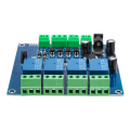 Modbus RTU 4 Way Relay Module 7-24V Relay Module Switch RS485/TTL Input and Output with Anti Reverse Protection. 