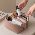 Large Travel Cosmetic Bag for Women Leather Makeup Organizer Female Toiletry Kit Bags Make Up Case Storage Pouch Luxury Lady Box.
