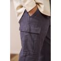 SIMWOOD Spring New Cargo Pants Men Garment Washed Vintage Drawstring Casual Trousers High Quality Brand Clothing.