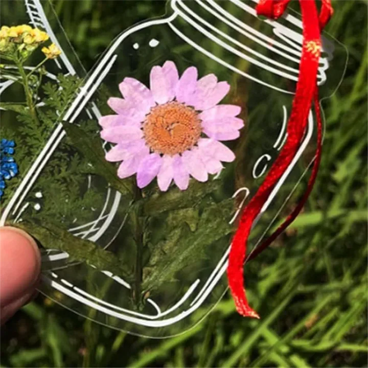 120Pcs%20Transparent%20Dried%20Flower%20Bookmarks,%20Handmade%20DIY%20Pressed%20Flowers%20Bookmark,%20Clear%20Flower%20Page%20Clips%20Bookmarks%20Diy%20-%20Image%203