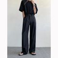 Black Oversized Suit Pants Men Fashion Social Mens Dress Pants Korean Loose Straight Wide Leg Pants Mens Office Formal Trousers. 
