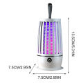 Bug Zapper Trap Lamp USB Rechargeable Insect Fly Trap Camping Lantern Indoor Electric Bug Zapper for Backyard Terrace Camping.
