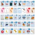 English Activity Flash Cards Early Learning Preschool for Ages 3+ Kids Including Alphabet, Numbers, Colors, Shapes, Days, Months, Vocabulary with Brainstorming Activities - 96 Flash Card. 