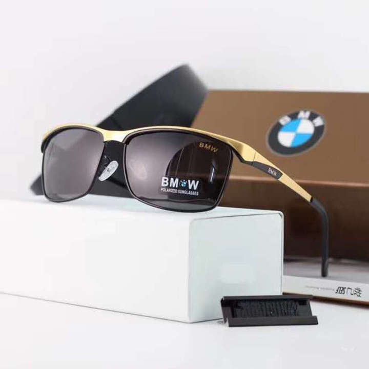 BMW Men's Polarized Fashion Box Sunglasses Toad Mirrors Driving 7358 Glasses