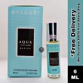 BVLGARI AQUA POUR HOMME Concentrated Perfume Oil by Al Farhan Long Lasting Roll On Fragrance - 6ml. 