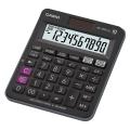 Casio MJ-100D PLUS-BK Solar and Battery Powered Desktop Calculator - Black.