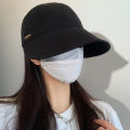 Big Brim Denim Sports Hat Proof Bare Face Sunscreen Hat with Elastic Adjustable.