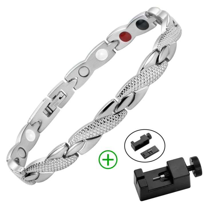 Women's%20Fashion%20Twisted%20Titanium%20Steel%20Bracelet%204%20Elements%20Healthy%20Bio%20Magnetic%20Negative%20Ion%20Germanium%20Bracelets%20for%20Women%20-%20Image%207