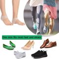 【hot】 Invisible Height Increase Insoles Women Men Heel Pads Silicone Gel Lift Breathable Heighten Heel Insert Sports Shoes Pad.