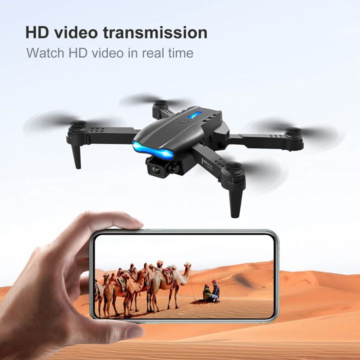 New Mini Optical Flow Obstacle Avoidance WIFI 4K HD Dual Camera Remote Control Drone Drone Apps Controlled db