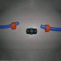 1-Piece Half (0.5) Inch or 16mm Size Water Hose Pipe Repair Joining Extension Quick Connector for Garden Irrigation, Home Car Wash..