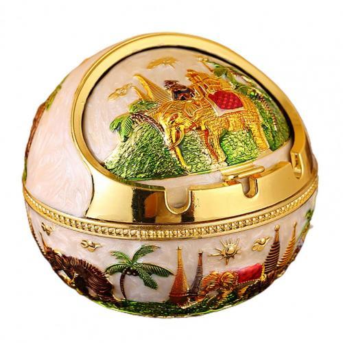Ashtray%20Household%20Home%20Decor%20Zinc%20Alloy%20Retro%20Large%20Ash%20Holder%20with%20Lid%20for%203d%20Relief%20Pattern%20Design%20is%20Exquisite%20-%20Image%202