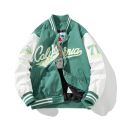 Embroidery Varsity Jacket Men Women Letter Vintage Jacket Fashion Baseball Coat Male Spring Autumn Windbreaker Korean Blue Green.