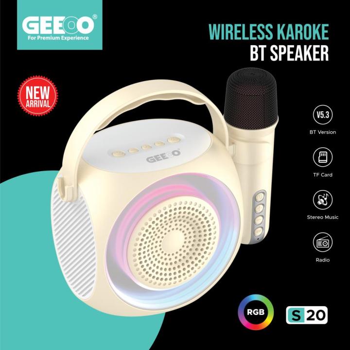 Geeoo%20S-20%20RGB%20Portable%20Karaoke%20Bluetooth%20Speaker%20with%20Wireless%20Microphone%20-%20Image%202