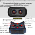 3D VR Headset Smart Virtual Reality Glasses Helmet Viar Android Lenses with Controllers Binoculars.