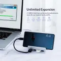 MZX Multi-hub USB 3.0 HUB 3 0 Aluminium USB3.0 Splitter Adapter Clip Type A C Extension Concentrator 5Gbps Laptop PC Accessories. 