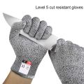 Level 5 Kitchen Kids Butcher Cut Resistant Gloves Outdoor HPPE Gift Garden Cooking Portable Home Work Safety. 