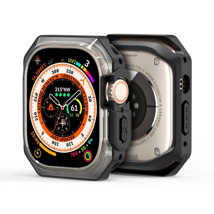 DUX%20DUCIS%20Tamo%20Series%20Hollow%20PC%20+%20TPU%20Watch%20Protective%20Case%20For%20Apple%20Watch%20Ultra%202%2049mm%20/%20Ultra%2049mm%20-%20Image%2010