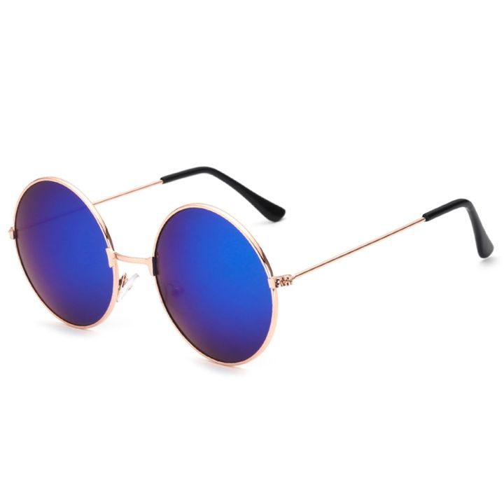 Women's%20Glasses%20Round%20Ladies%20Fashion%20Mirror%20Sunglasses%20for%20Woman%20Men%20Vintage%20UV400%20Protection%20Sun%20Retro%20Eyeglasses%20-%20Image%202