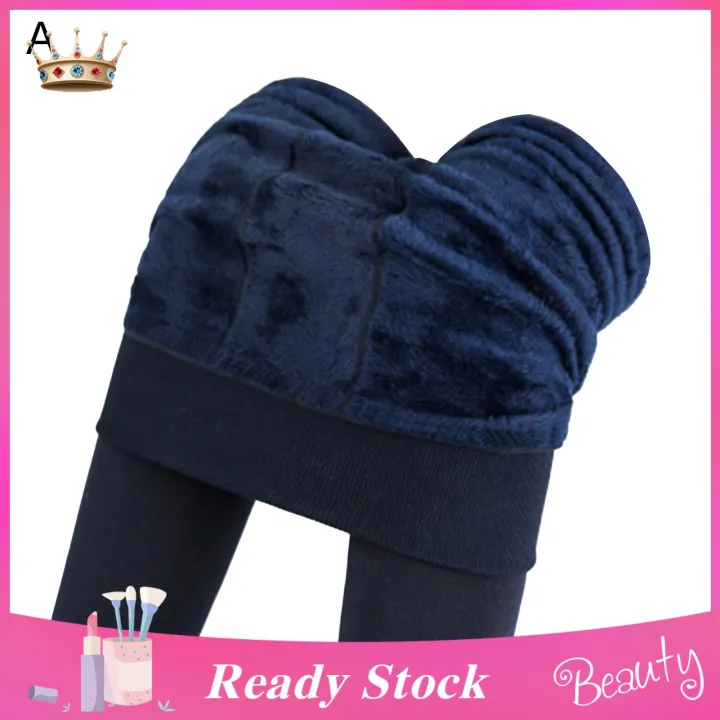Warm%20Leggings%20Skinny%20Fall%20Winter%20Pure%20Color%20Fluffy%20Lining%20Thermal%20Bottoming%20Pants%20-%20Image%204