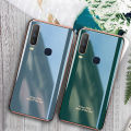 Phone Case Vivo Y12 Back Cover Silicone Soft Cases Electroplated Avocado Green Glitter Full Protector Phone Cases Vivo Y12 Case.