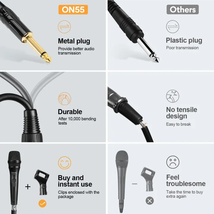 OneOdio%20ON55%20Wired%20Vocal%20Microphone%20with%2016.4ft%20XLR%20Cable%20&%20Mic%20Clips,%20ON/Off%20Switch,%20Metal%20Female,%20Cord%20Handheld%20Vocalist%20Mic%20for%20Singing,%20Speech,%20Wedding,%20Outdoor%20Activity,%20Guitar%20Amp,%20Mixer%20-%20Image%204
