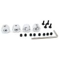 1 Set 5Mm To 12Mm Metal Combiner Wheel HUB Hex Adapter & 4 Pcs Rubber Wheel Tire Tyre.