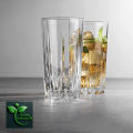 Nasir Diamond Cut Glass Set (N50T) – 6 Pcs Bar Tumblers for Water, Juice, Beer & Cocktails. 