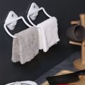 Magic Flexible Sticker Strong Suction Plastic Hand Towel Ring For Bathroom Towel Hanger. 