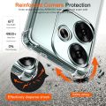 Xiaomi Poco F6 5G/Redmi Turbo 3 5G Premium Silicone Case Crystal Clear Soft TPU Ultra-Thin Transparent Flexible Protective Mobile Phone Back Cover. 