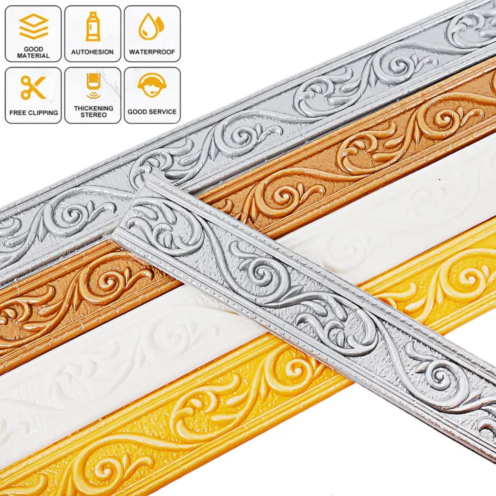 3D%20Wall%20Trim%20Line%20Skirting%20Border%20Self%20Adhesive%20Waterproof%20Baseboard%20Wallpaper%20Wall%20Sticker%20For%20Living%20Room%20Home%20Decoration%20-%20Image%203