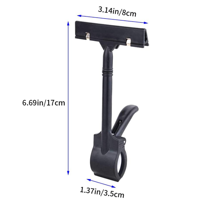 20PCS%20Adjustable%20Plastic%20Sign%20Holder,Clip-on%20Style%20Double%20Head%20Display%20Clips%20Rotating%20Reuse%20Sign%20Price%20Tag%20for%20Store%20-%20Image%202