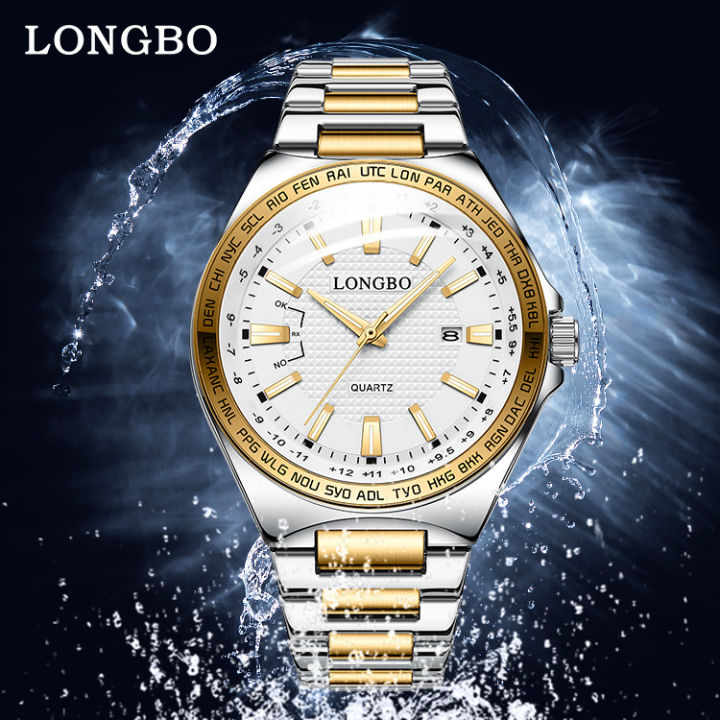 LONGBO /Longbo Watch Waterproof Quartz Night Glow Men's Cross border Sports Waterproof Watch Fangsheng Clock
