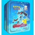 Pokemon Metal Box Card Game - TCG Trading Card Game Tin Can 41 Cards - 1 Random Metal Box. 
