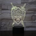 【Cathery Baby Store】3d Lamp The Legend Of Zelda Night Light Led Bedside luminaria Colorful Nightlight Holiday Gift Lamp RGB. 