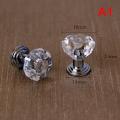 10Pcs Acrylic Crystal Knobs Cupboard Drawer Pull Handle Door Knob Diamond Cabine Encounter. 