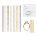 Ring Size Adjuster Resizer Spacer Fitter Resizing Tool Ring Guards for Loose Rings. 