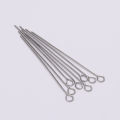 100pcs Stainless steel Eye Pins Findings Eye Head Pins For Jewelry Making Supplies DIY Craft Accessories. 