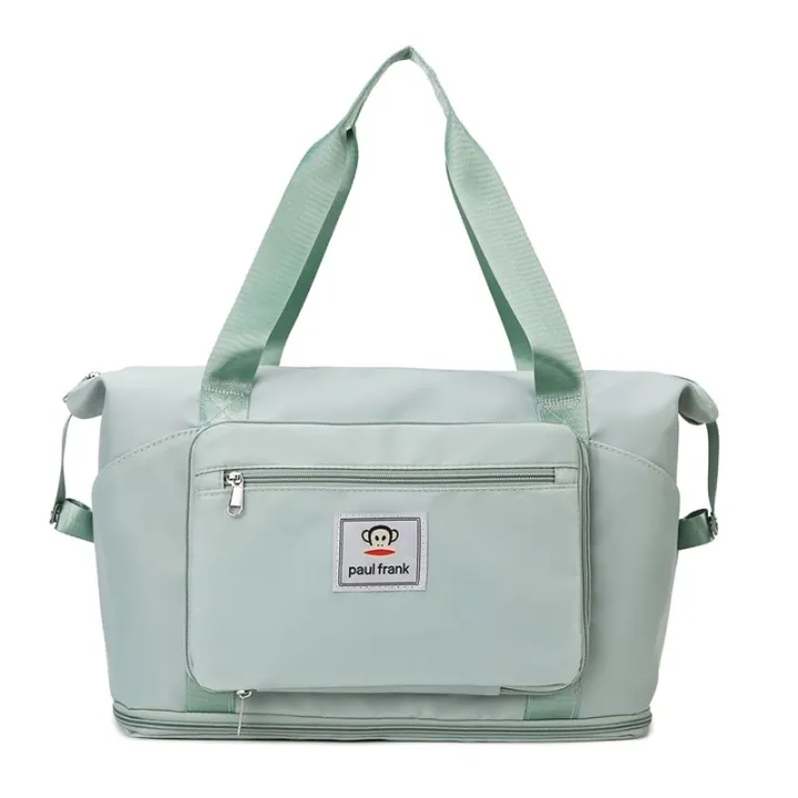 Paul%20Frank%20Foldable%20Travel%20Bag%20Women's%20Short-Distance%20Portable%20Large%20Capacity%20Gym%20Bag%20Pending%20Storage%20Business%20Travel%20Luggage%20Bag%20-%20Image%209