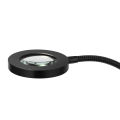 New Lighted Clip-on Table Top Desk LED Lamp Reading Large Lens. 