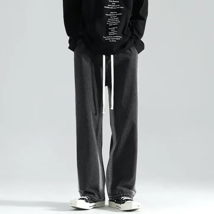 Y2k%20Baggy%20Men's%20Jeans%20for%20Men%20Pants%20Clothing%20Ropa%20Pantalones%20Hombre%20Vaqueros%20Cal%C3%A7a%20Masculina%20Summer%20Streetwear%20Elastic%20Waist%20-%20Image%206