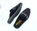 Velvet Fabrics Half Shoe Black Color For Men.