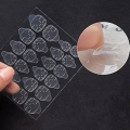 5 Sheets (120Pcs) Double-Side Nail Glue Sticker. 