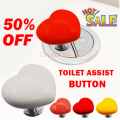 Toilet Tank Button Heart-shaped Toilet Buttons Charming Bathroom for Replacement-Onex BD. 