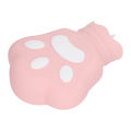 Bear Paw Hot Water Bag Silicone Microwave Heating Hot Water Bottle for Office. 