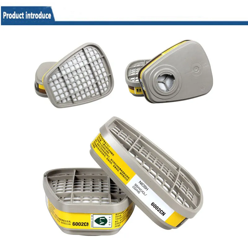 5N11 Cotton Filter Cartridges & Covers For 6200, 6800, 7502 Respirators - 2/10/12 Packs