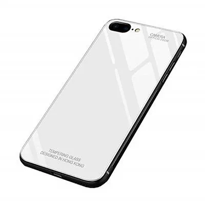 Luxury%20Back%20Cover%20Glass%20Case%20For%20iPhone%208%20Plus%20-%20White%20-%20Phone%20Back%20Cover%20-%20Image%202