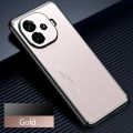 Aluminum Alloy Sandblasted Back Plate Case For IQOO Z9 Turbo Z9 NEO 8 Z7X Z7 VIVO X100 Pro X90 Pro + Metal Camera Protect Cover.